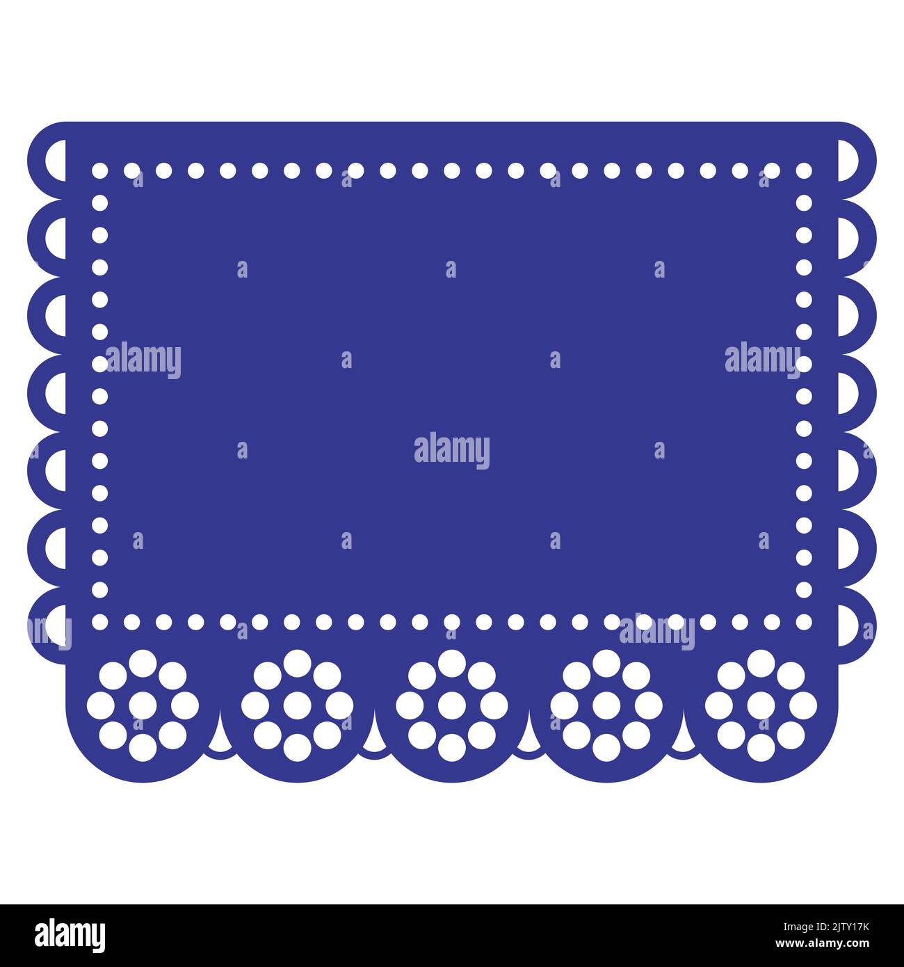 Papel Picado Vector Template Party Design With Blank Space For Text Background Inspired By 4731