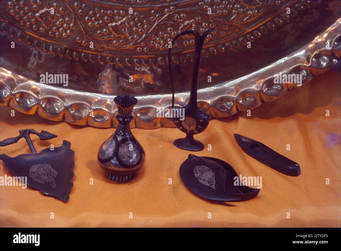 Metal Work Crafts, Moradabad, U.P., India Stock Photo Alamy