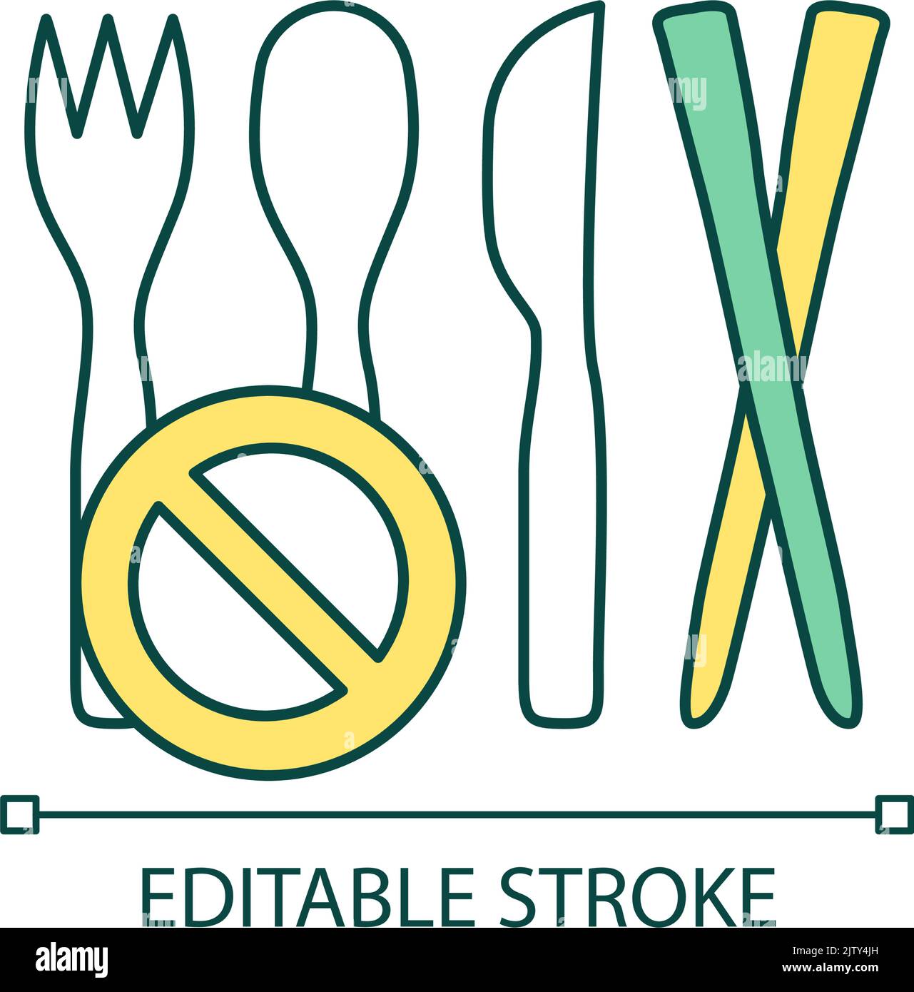 Stop plastic pollution logo Stock Vector Images Alamy