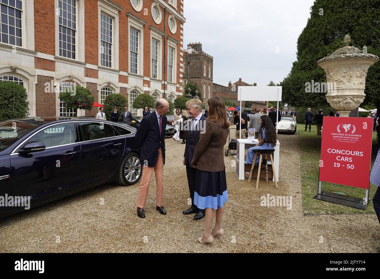 Hampton Court, Surrey, UK. 2nd Sep, 2022. HRH The Duke of Kent is