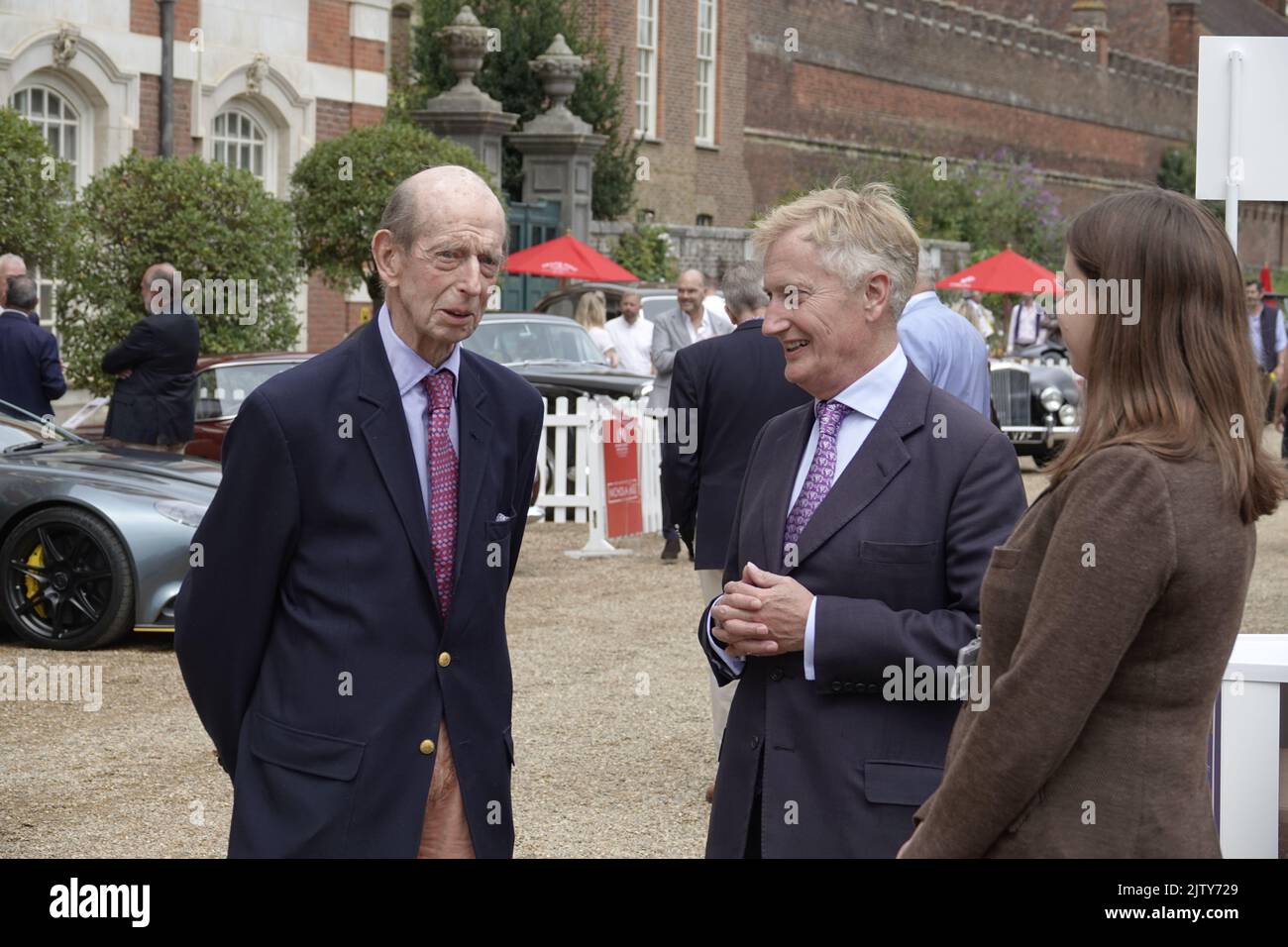 Hampton Court, Surrey, UK. 2nd Sep, 2022. HRH The Duke of Kent is
