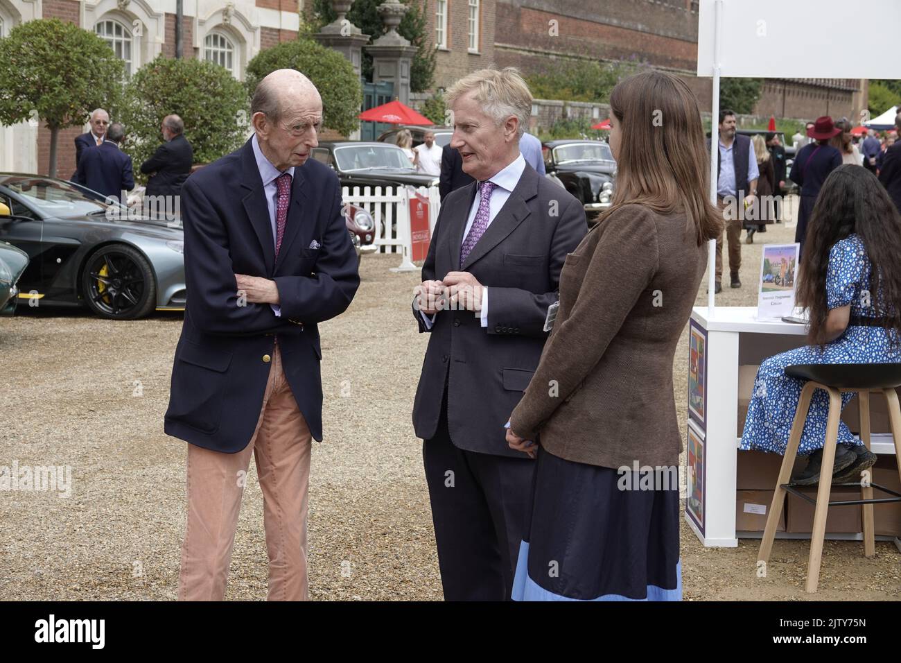 Hampton Court, Surrey, UK. 2nd Sep, 2022. HRH The Duke of Kent is