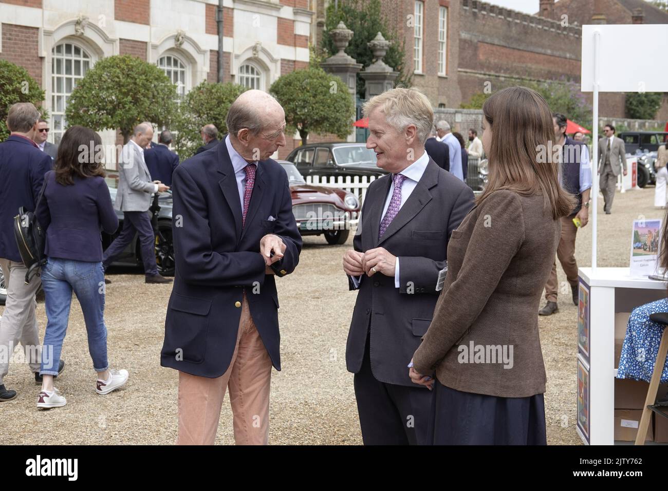 Hampton Court, Surrey, UK. 2nd Sep, 2022. HRH The Duke of Kent is