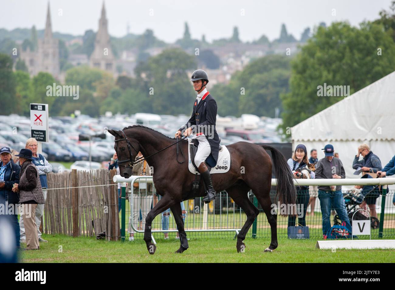 Stamford, UK. 2nd Sep, 2022. William FoxPitt riding Oratorio II during
