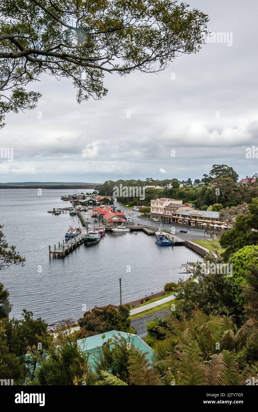 Strahan Lookout Tasmania Stock Photo Alamy