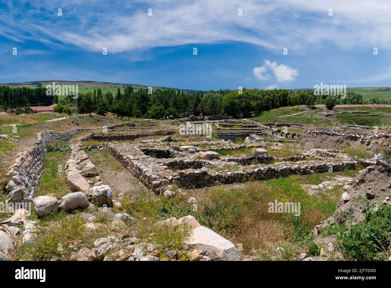 Alacahoyuk archaeological site hi-res stock photography and images - Alamy