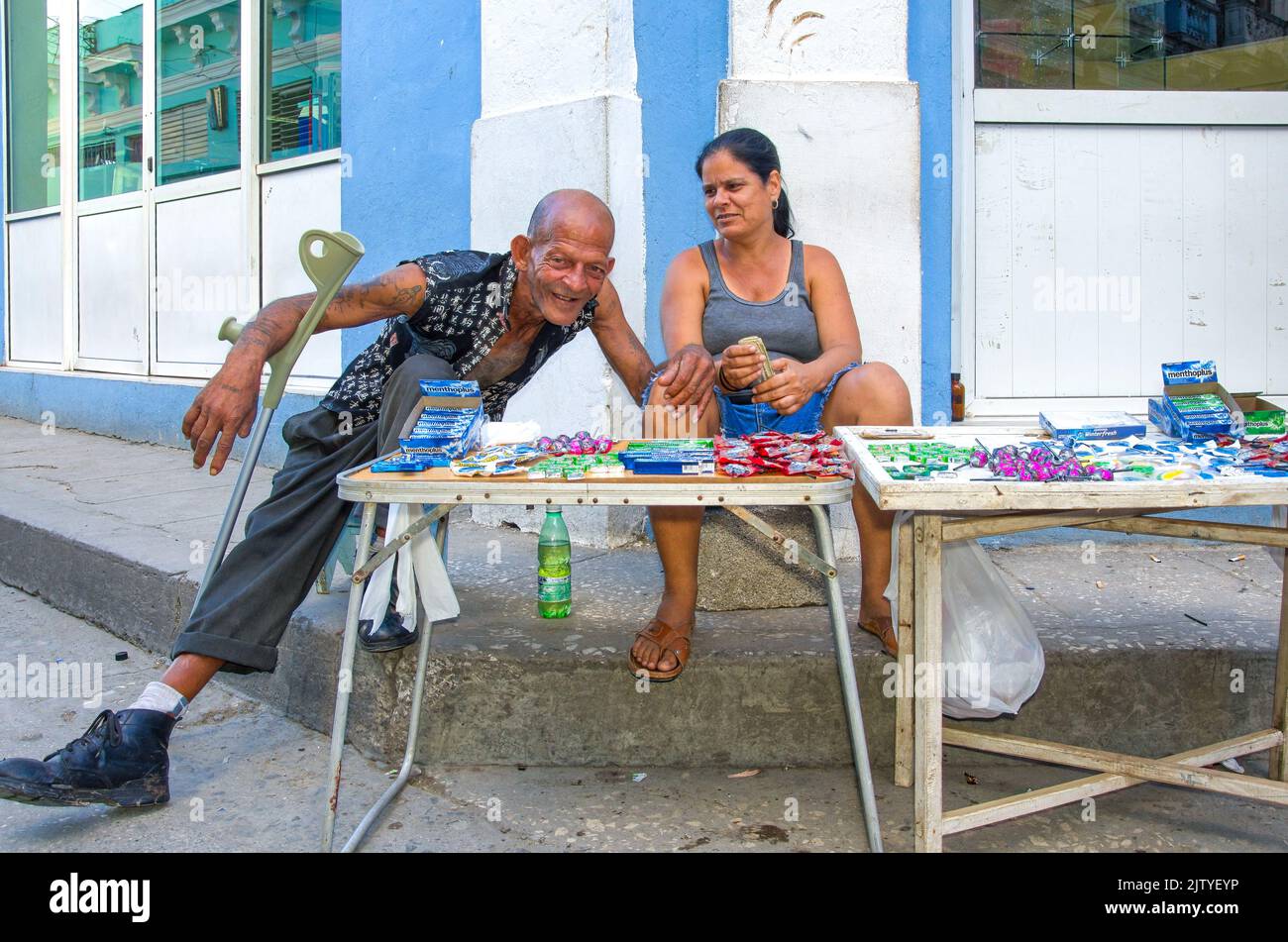 Daily Life In Santa Clara, Cuba, 2013 Stock Photo