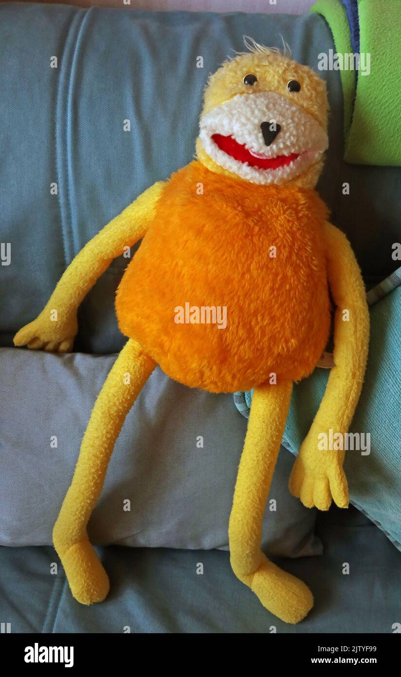 Flat Eric puppet character, created by Quentin Dupieux ( Mr. Oizo ), used in Levi's Jeans Advert 1999 -  television commercial campaign Stock Photo