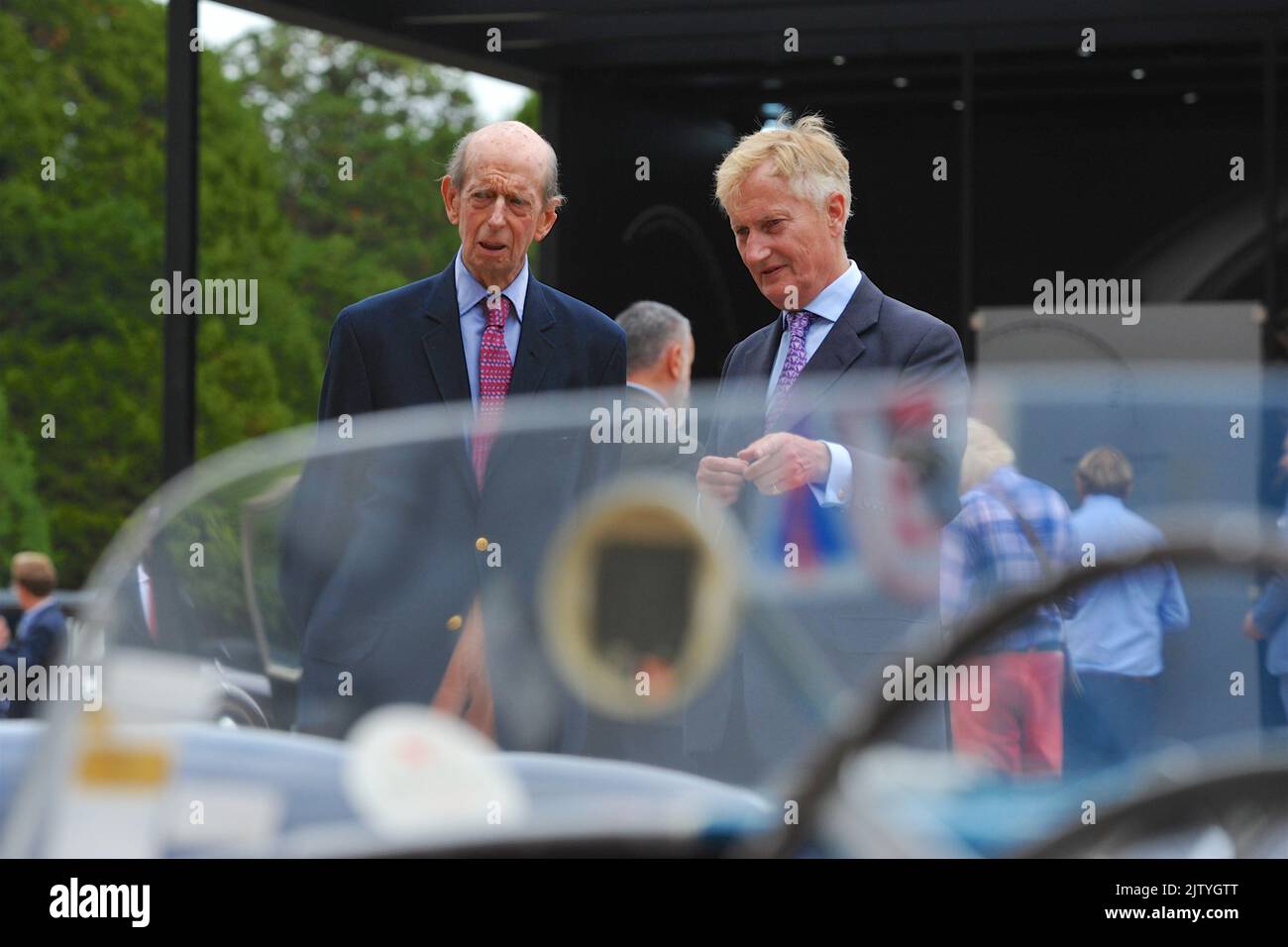 His Royal Highness the Duke of Kent being shown around the 2022