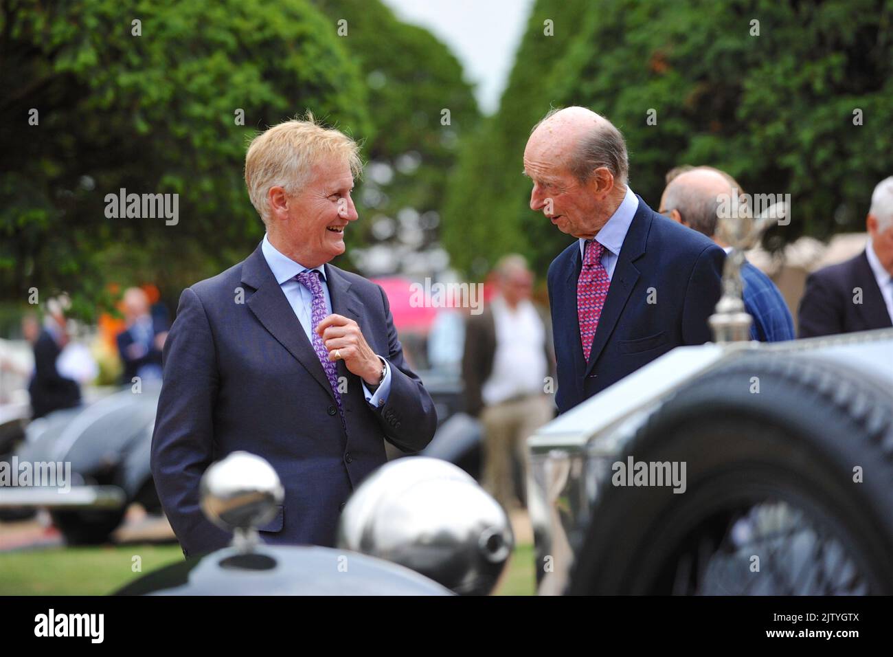 His Royal Highness the Duke of Kent being shown around the 2022