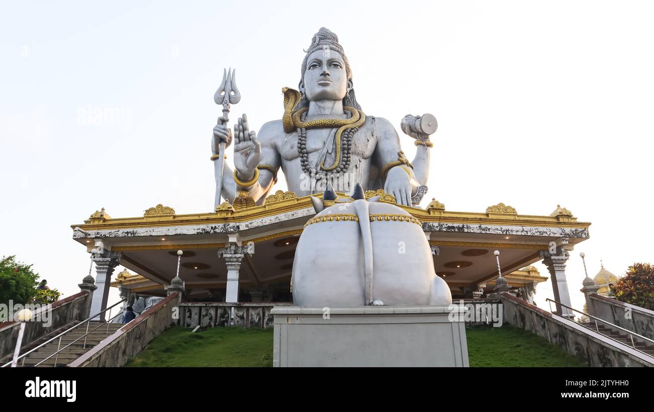 The Beautiful Statue of Lord Shiva, About 123feet Tall, Near the