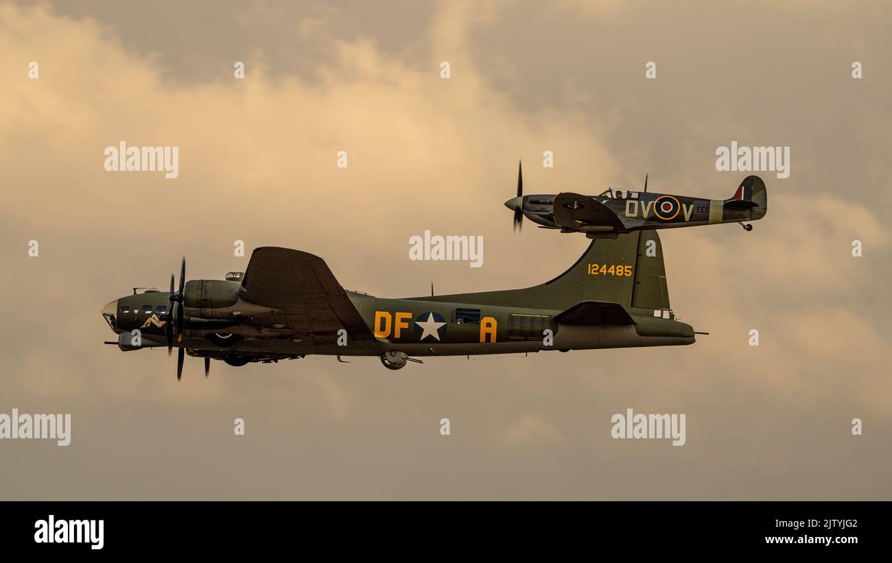 Sally B and Spitfire Stock Photo