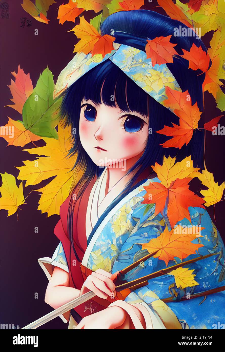 Girl anime hi-res stock photography and images - Alamy