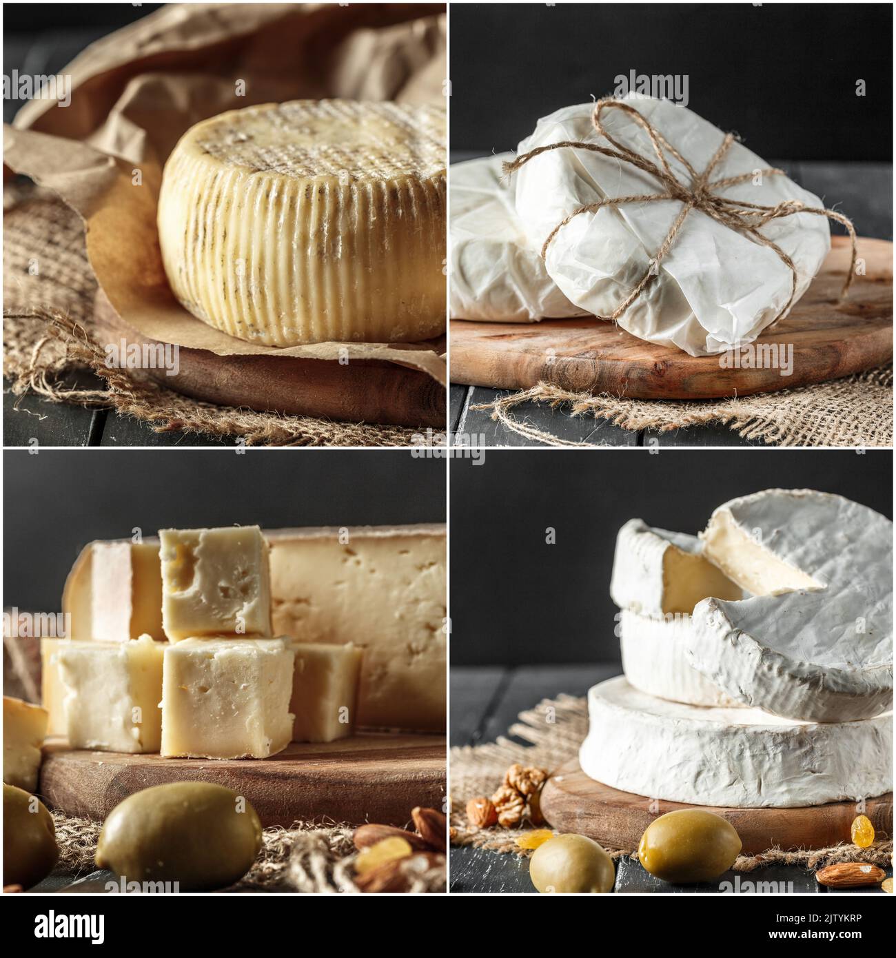 collection of italian cheese Stock Photo Alamy
