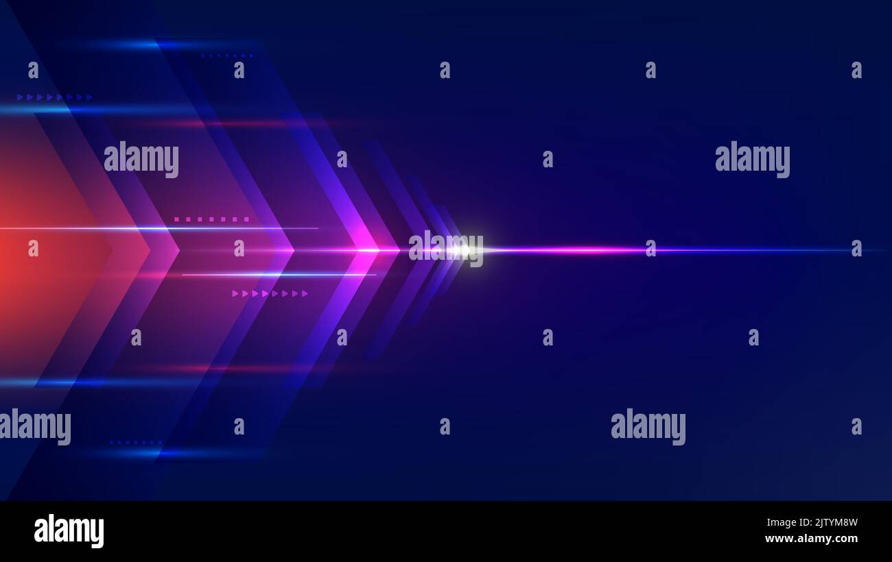 Abstract modern technology futuristic concept high speed movement blue ...