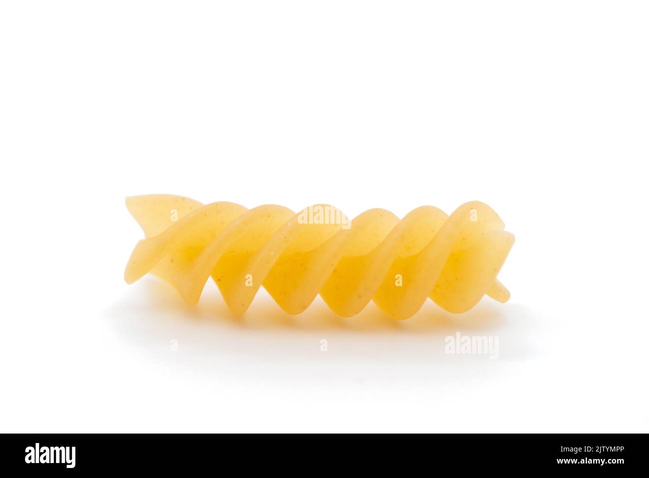 Pasta in a close up, pasta, fusilli, noodle, white background, cropped