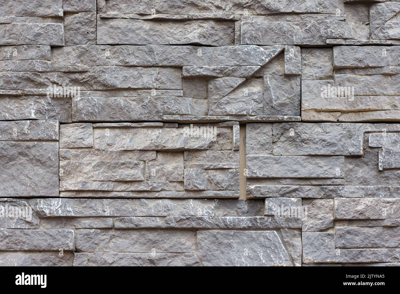 fake stone wall, plastic panel imitating natural slab wall brickwork