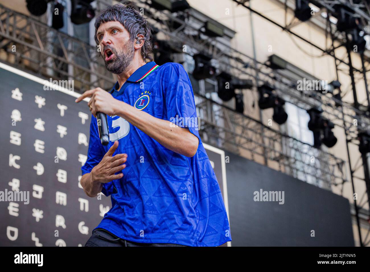 Lucca Summer Festival Italy 6 July 2022 Kasabian with new singer - live at Lucca © Andrea Ripamonti / Alamy Stock Photo