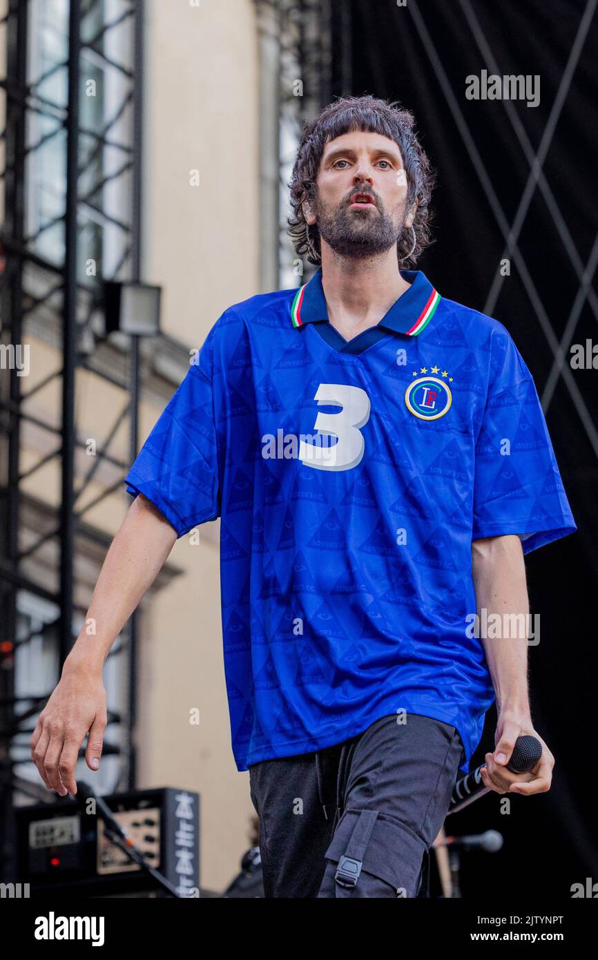 Lucca Summer Festival Italy 6 July 2022 Kasabian with new singer live at Lucca © Andrea