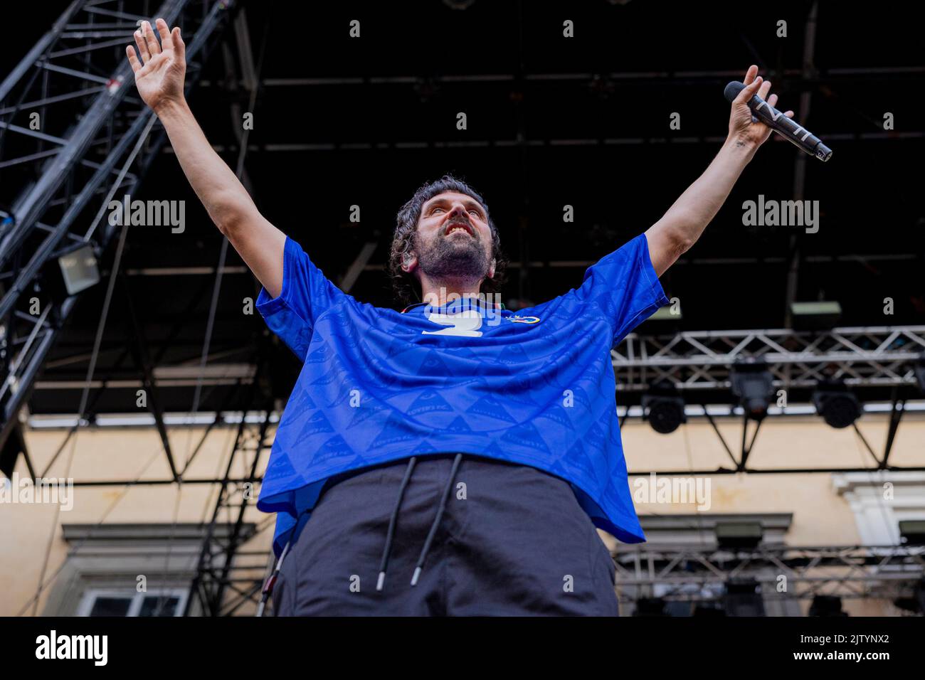 Lucca Summer Festival Italy 6 July 2022 Kasabian with new singer live at Lucca © Andrea