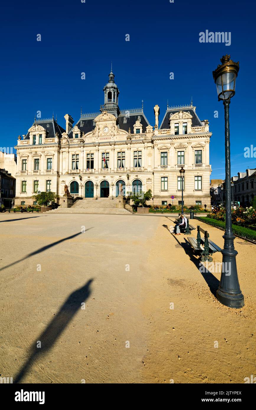 Vannes Brittany France. The town hall Stock Photo