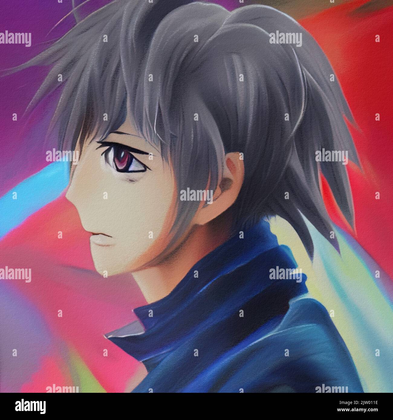 Male Anime Face Stock Illustrations – 2,980 Male Anime Face Stock