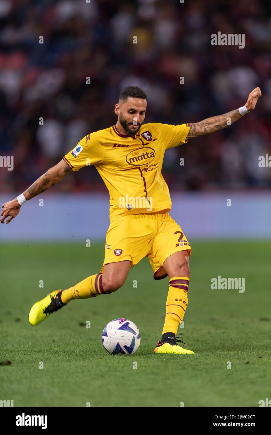 Dylan Bronn (Salernitana) during the Italian 