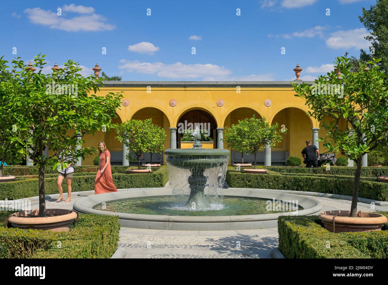 Italienischer Renaissancegarten, Gärten der Welt, Marzahn, Berlin, Deutschland Stock Photo
