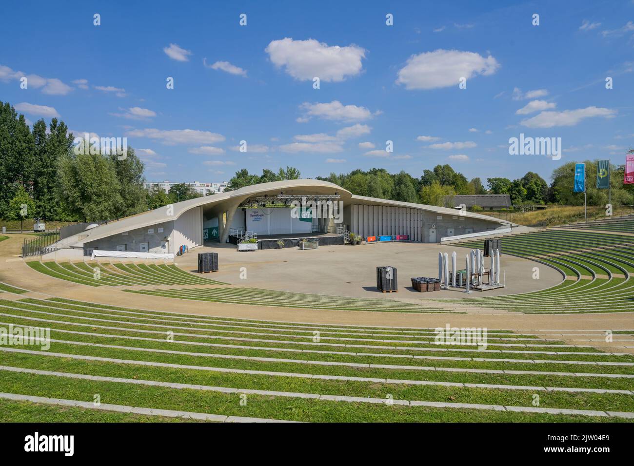 Arena, Amphitheater, Gärten der Welt, Marzahn, Berlin, Deutschland