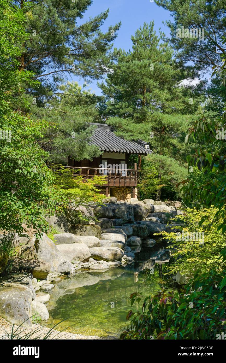 Koreanischer Garten, Gärten der Welt, Marzahn, Berlin, Deutschland
