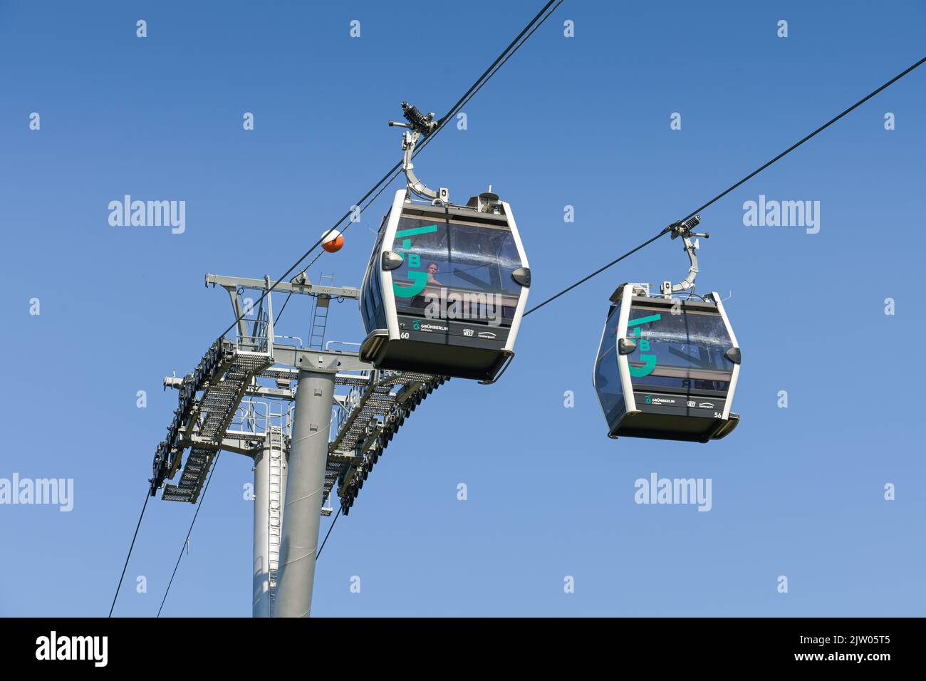 Seilbahn, Gärten der Welt, Marzahn, Berlin, Deutschland Stock Photo Alamy