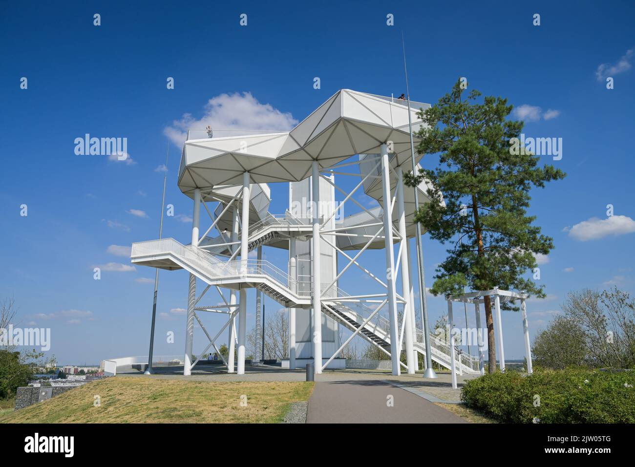 Aussichtsturm Wolkenhain, Kienberg, Gärten der Welt, Marzahn, Berlin