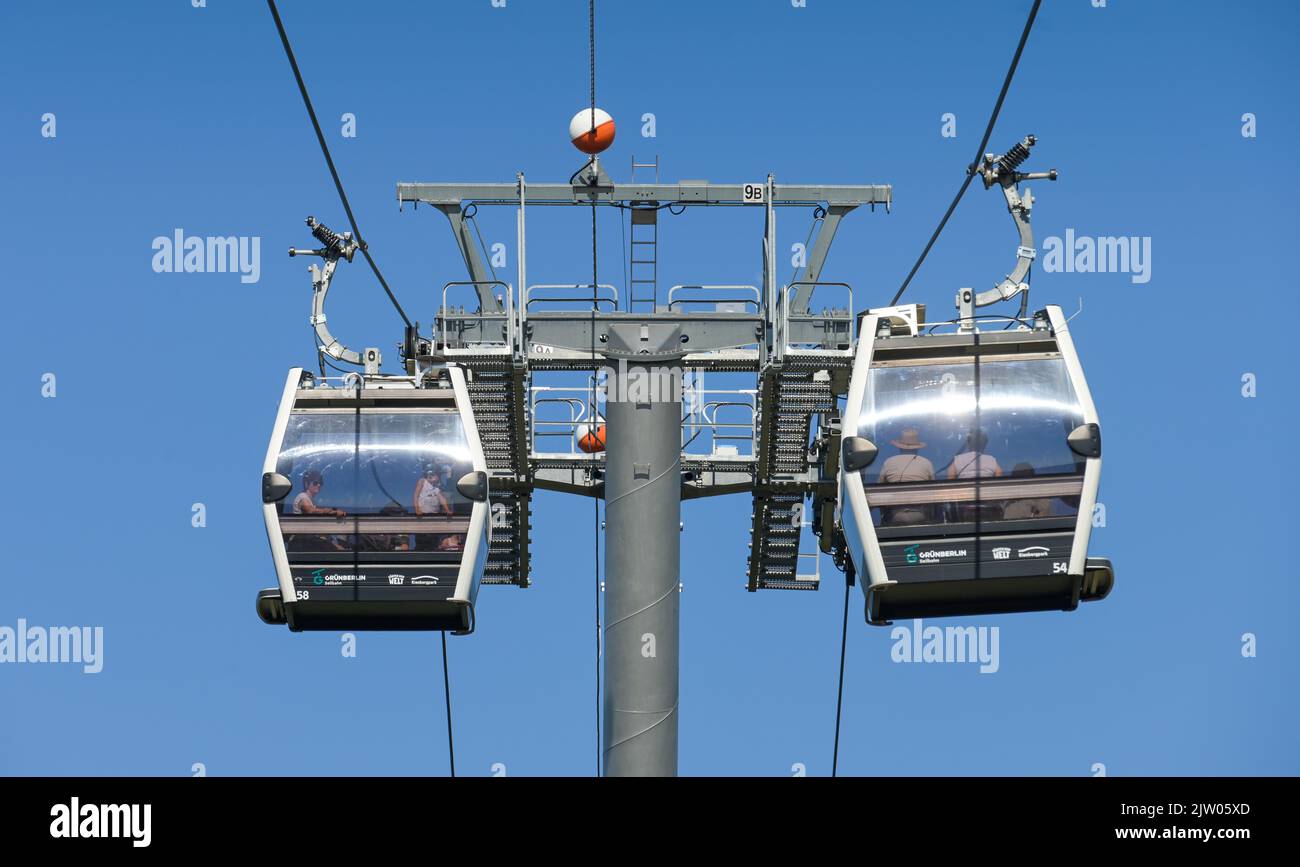 Seilbahn, Gärten der Welt, Marzahn, Berlin, Deutschland Stock Photo Alamy