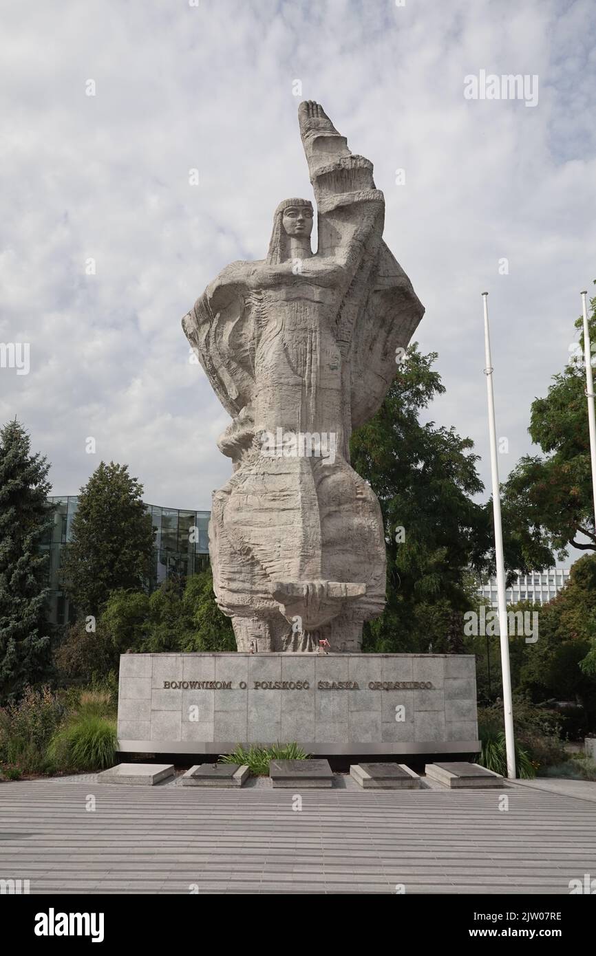 Monument to the fighters for the Polishness of Opole Silesia, Opole, Poland Stock Photo
