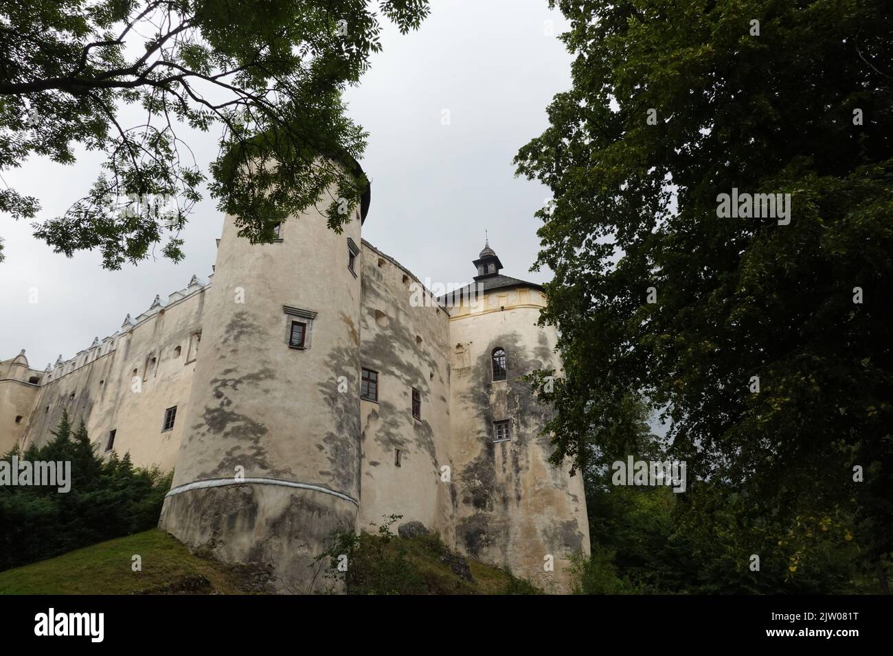 Niedzica Castle, Dunajec Castle, southern Poland, Europe Stock Photo