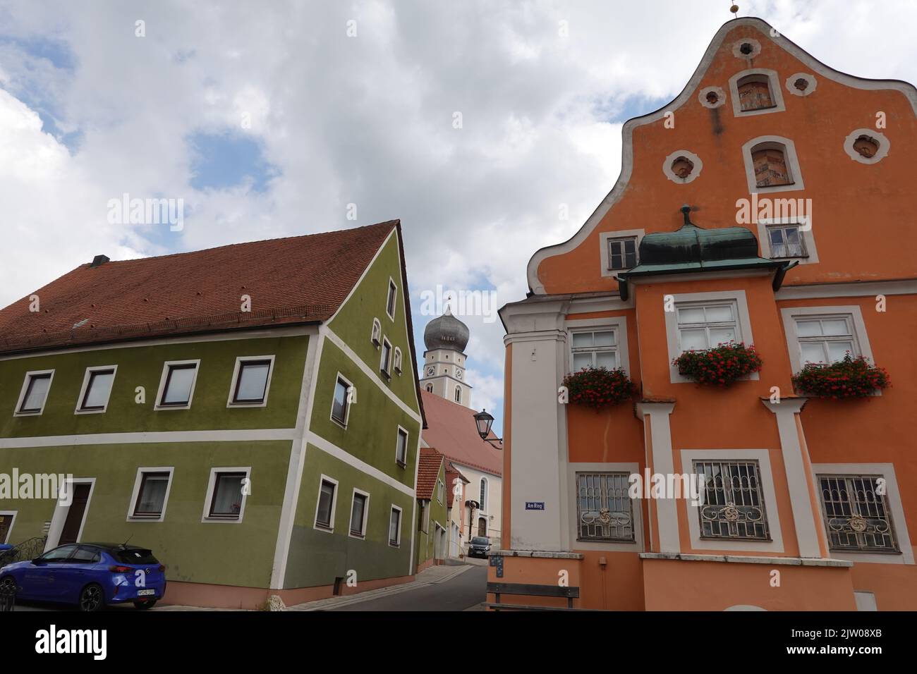 Velburg a small historic town in Bavaria, Germany Stock Photo