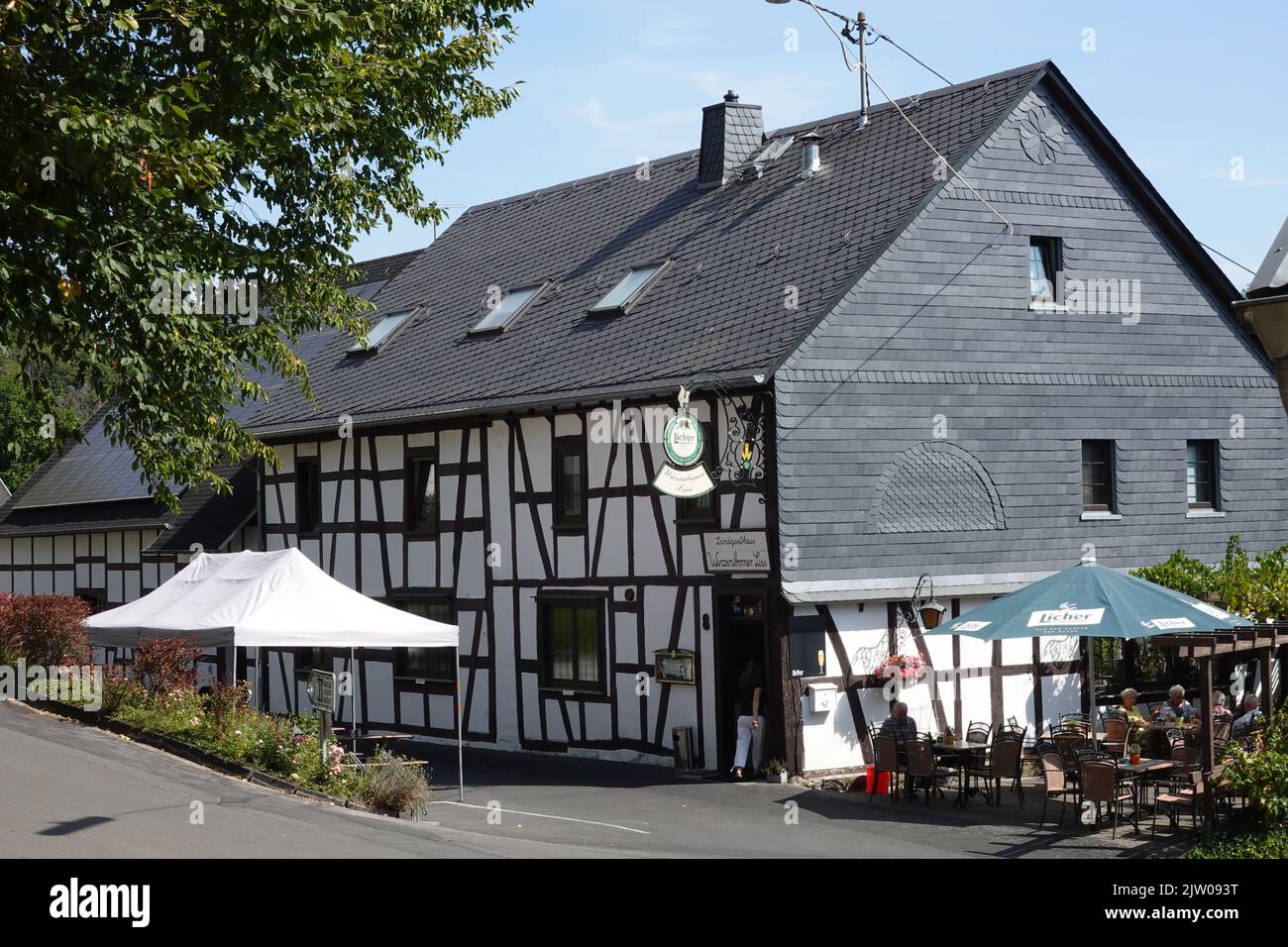 The village of Wizenborn, Rhineland,  Montabaur, Germany, Europe Stock Photo