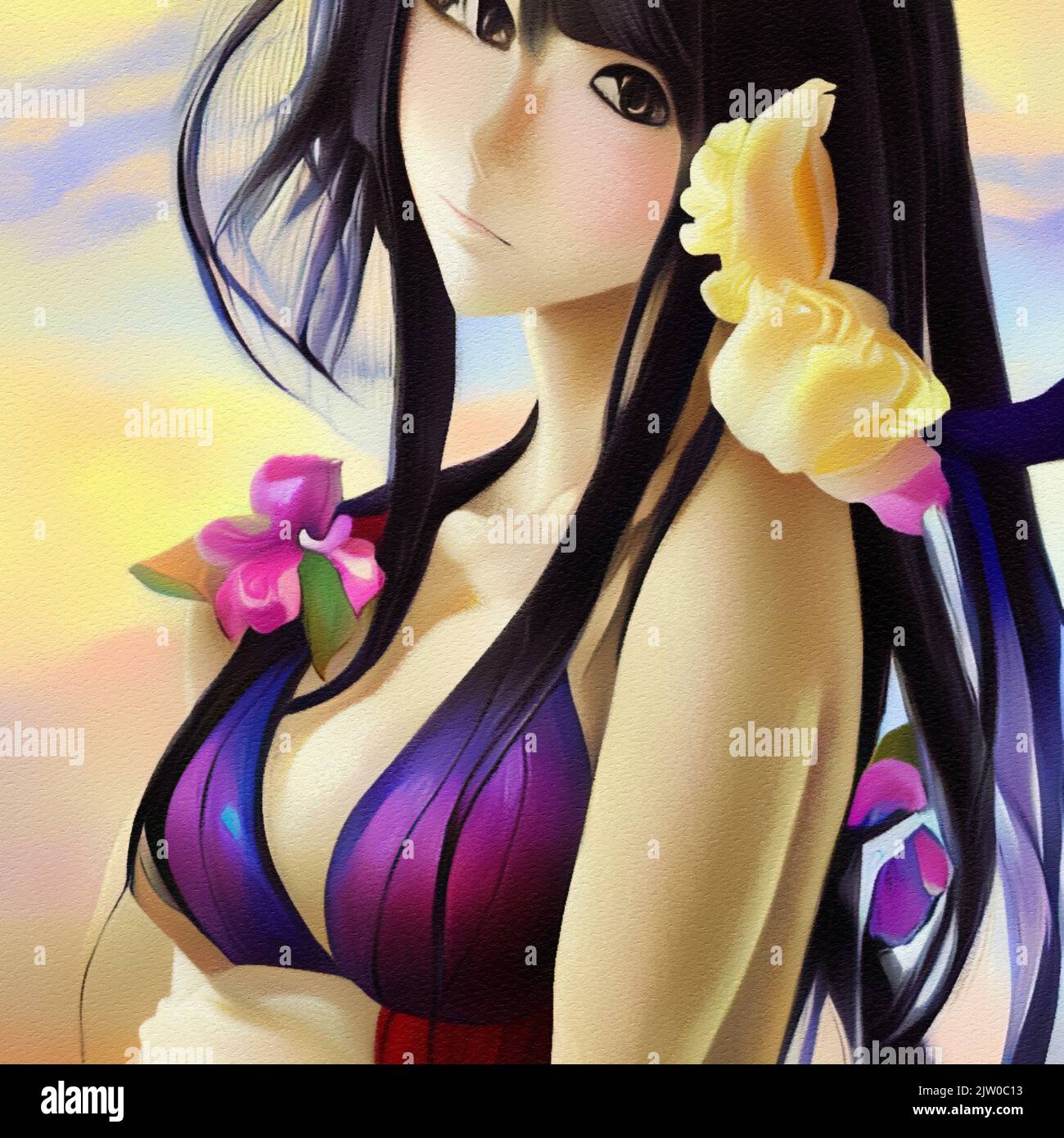 Cartoon beautiful asian teen female hi-res stock photography and images -  Page 4 - Alamy