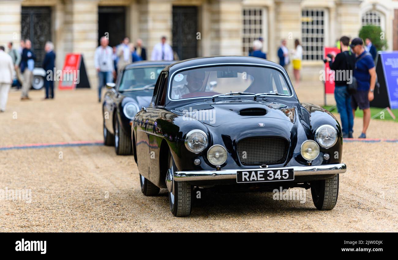 Cars arriving at The Concours of Elegance 2022 being held at Hampton