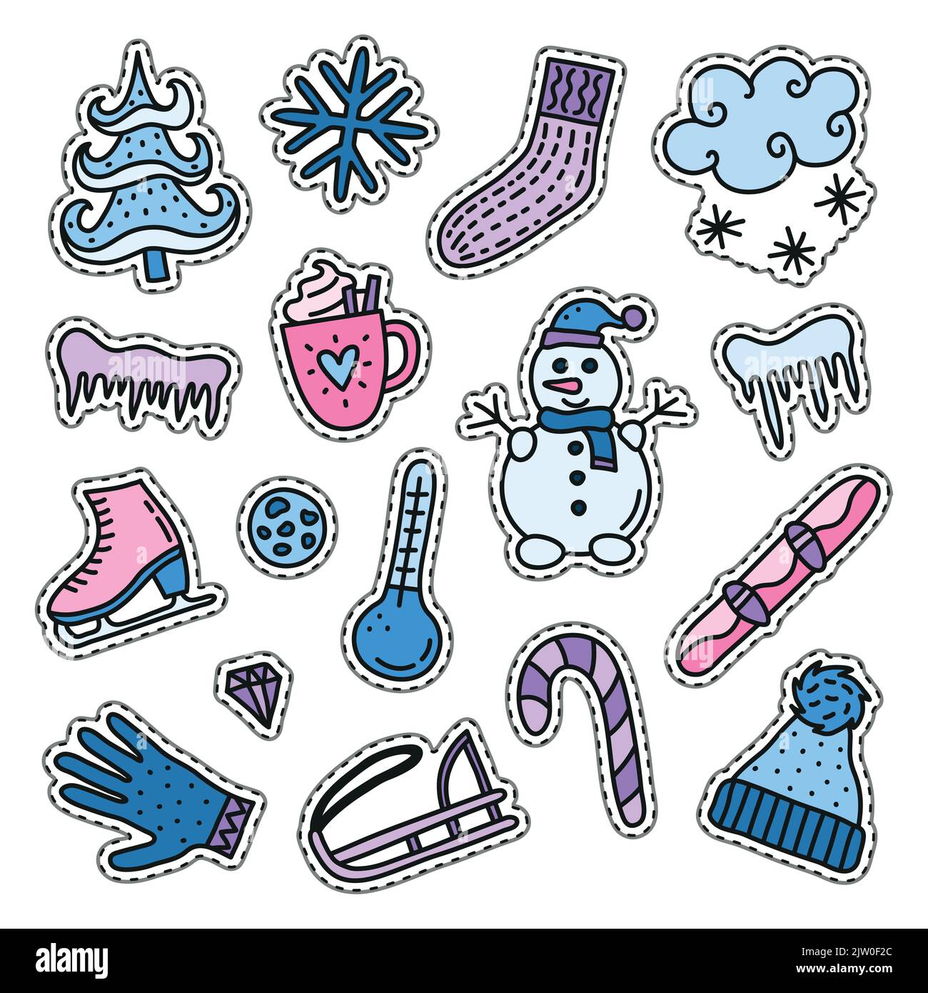 https://c8.alamy.com/comp/2JW0F2C/set-of-colorful-stickers-or-patches-with-winter-icons-isolated-on-white-background-2JW0F2C.jpg