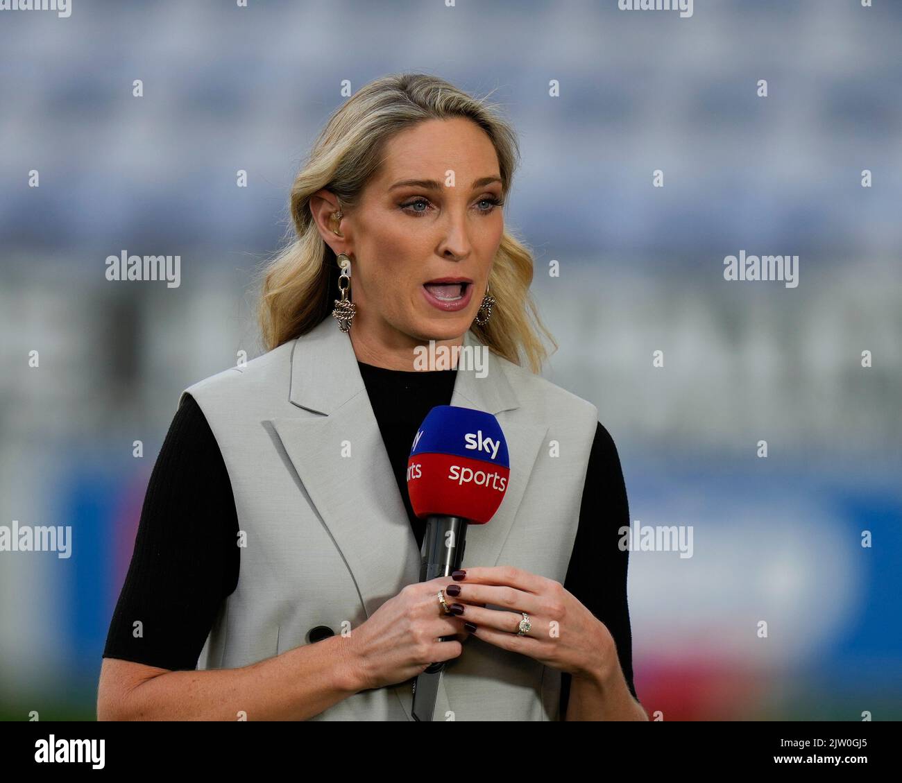 Sky Sports Presenter Jenna Brooks Before The Betfred Super League Match ...