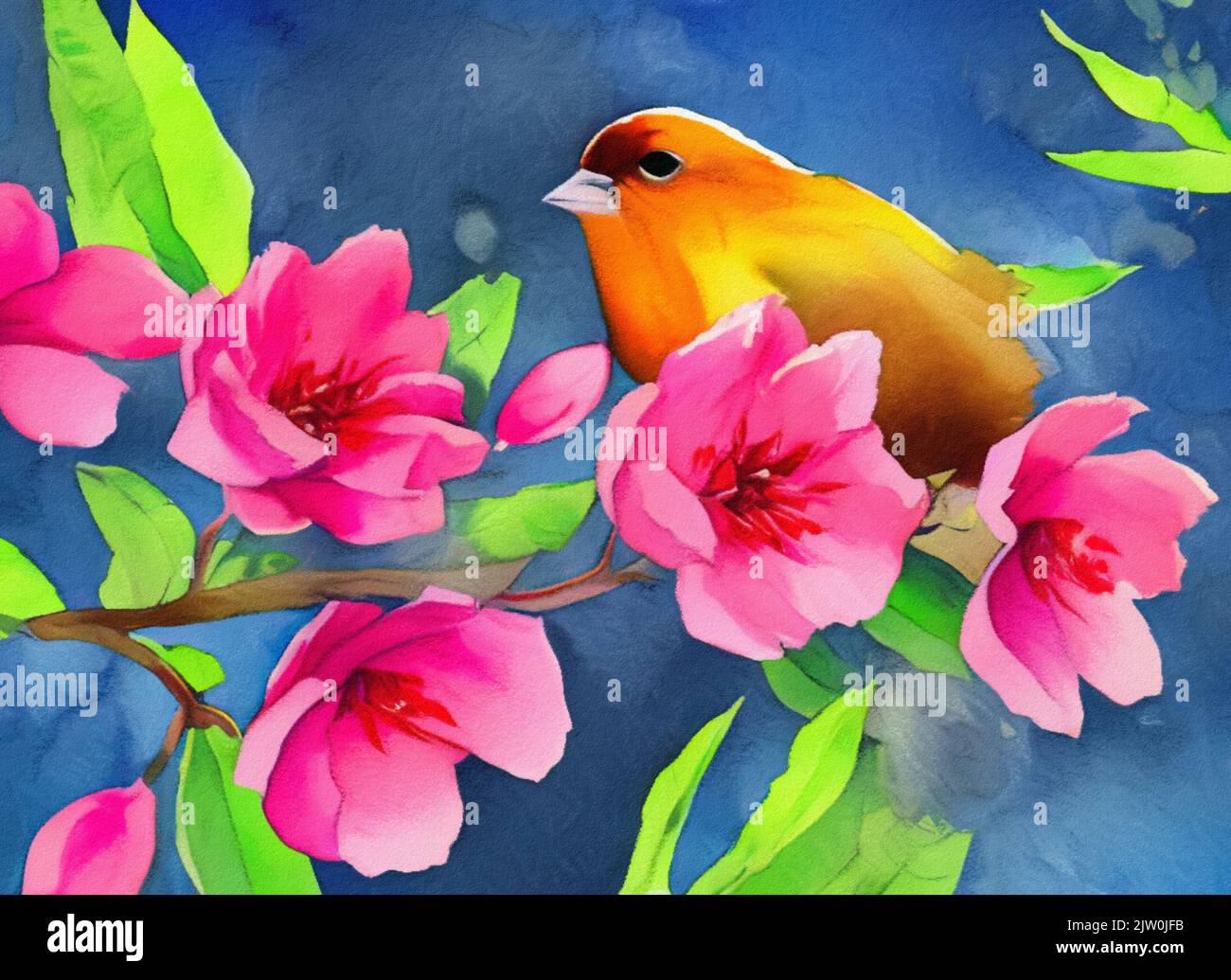 Starling bird drawing hi-res stock photography and images - Alamy