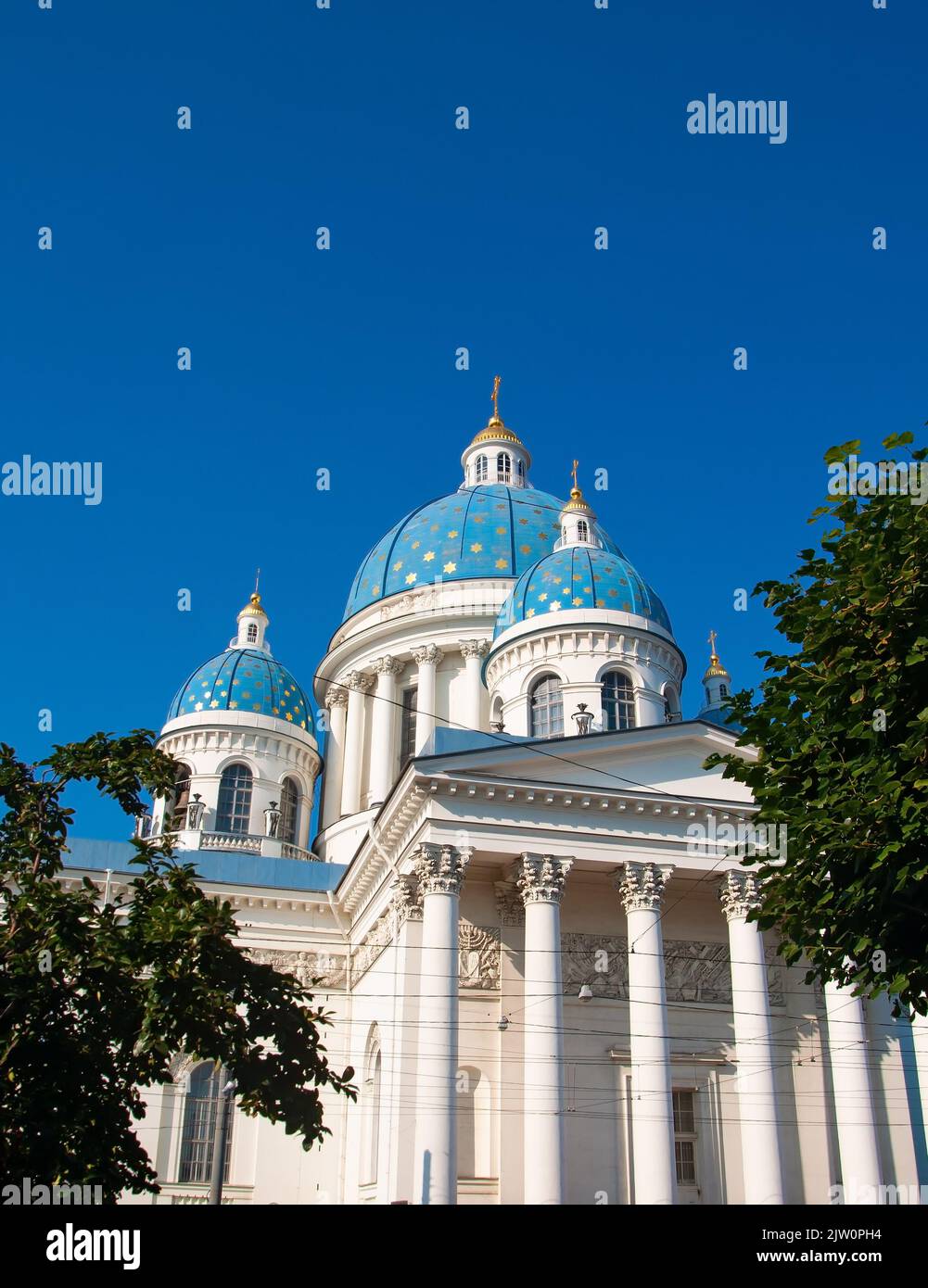 St. Petersburg, Russia - August 15 , 2022: Trinity Cathedral Stock Photo