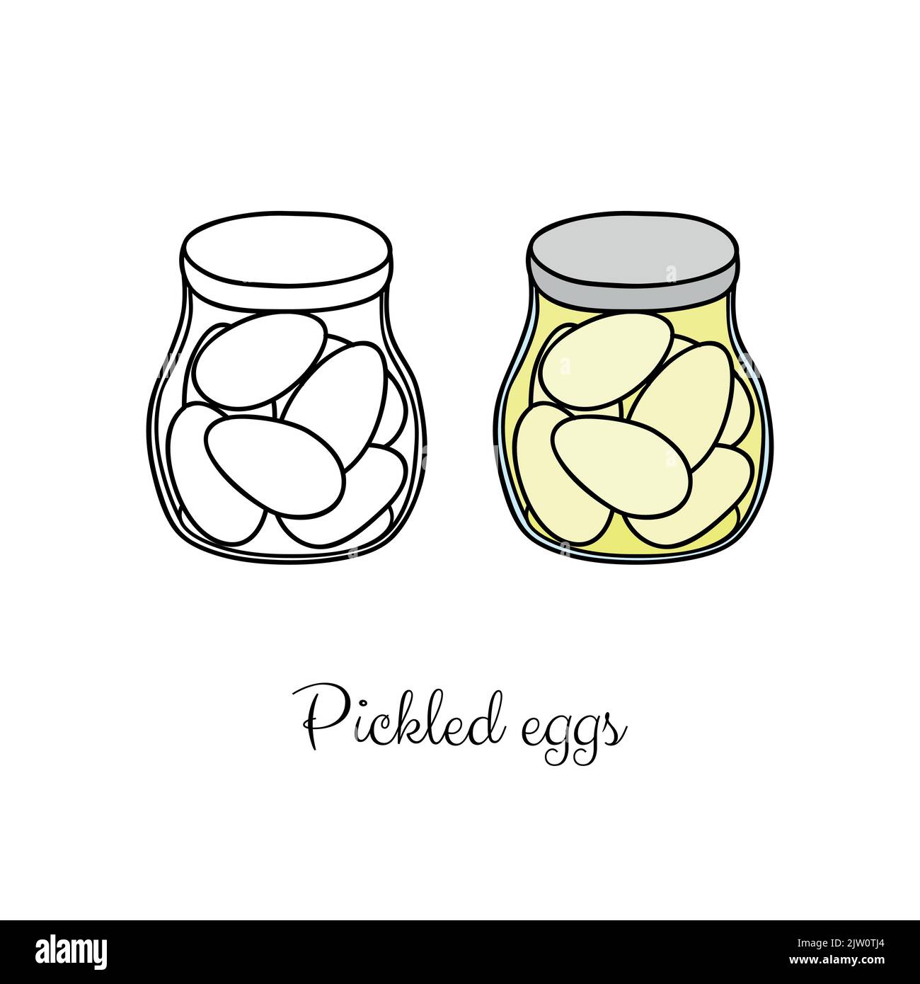 Pickled Egg Jar Stock Vector Images Alamy pickled-egg-jar-stock-vector-images-alamy