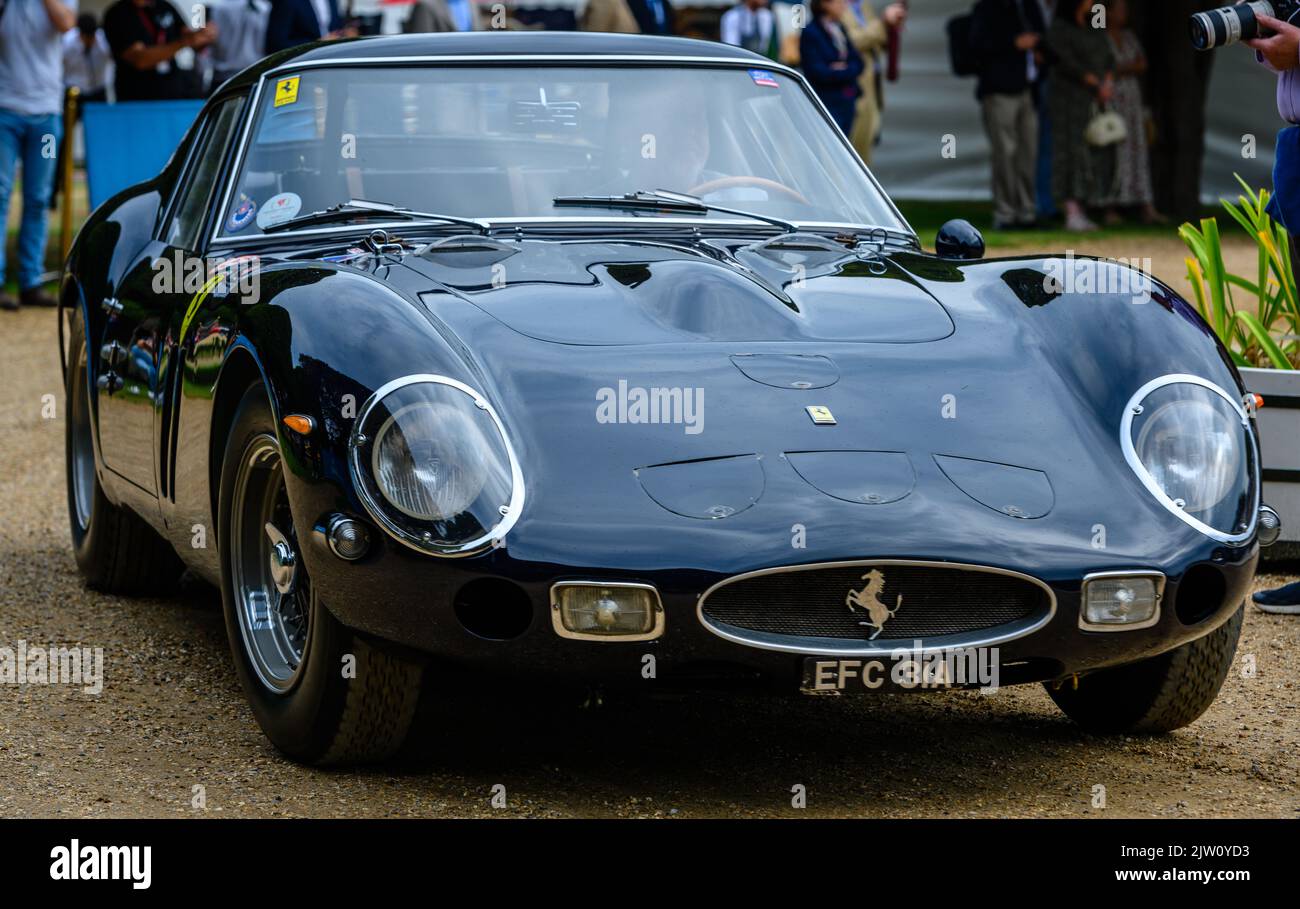 Cars Arriving at the Concours of Elegance 2022 being held at Hampton