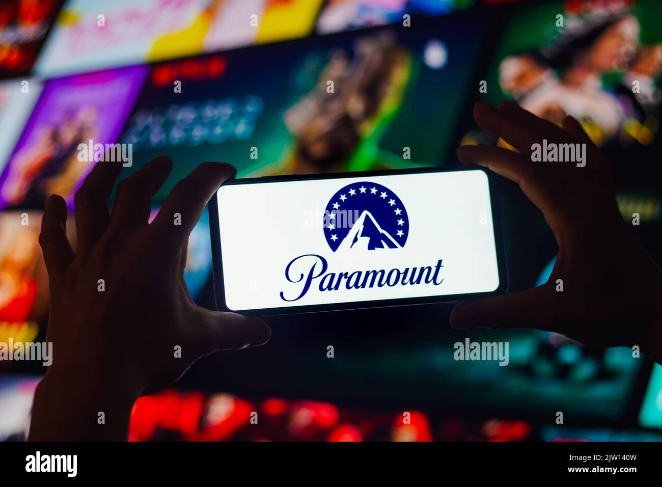 Brazil. 02nd Sep, 2022. In this photo illustration, the Paramount Global logo is displayed on a smartphone screen. (Photo by Rafael Henrique/SOPA Images/Sipa USA) Credit: Sipa USA/Alamy Live News Stock Photo