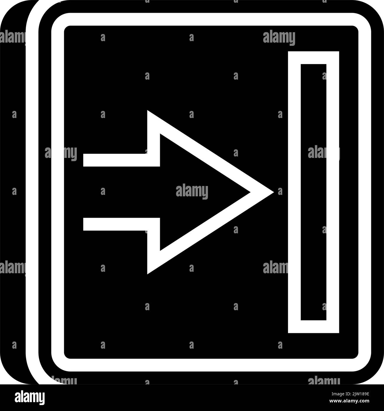 next arrow glyph icon vector illustration Stock Vector Image & Art - Alamy