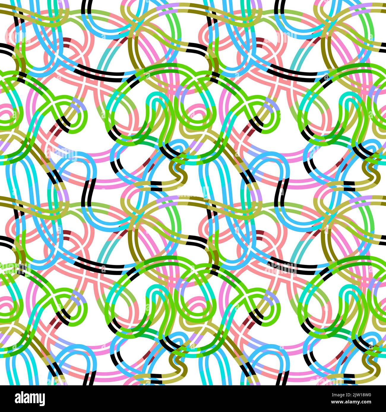 Kids cartoon ribbons seamless festive pattern for gifts box and ...