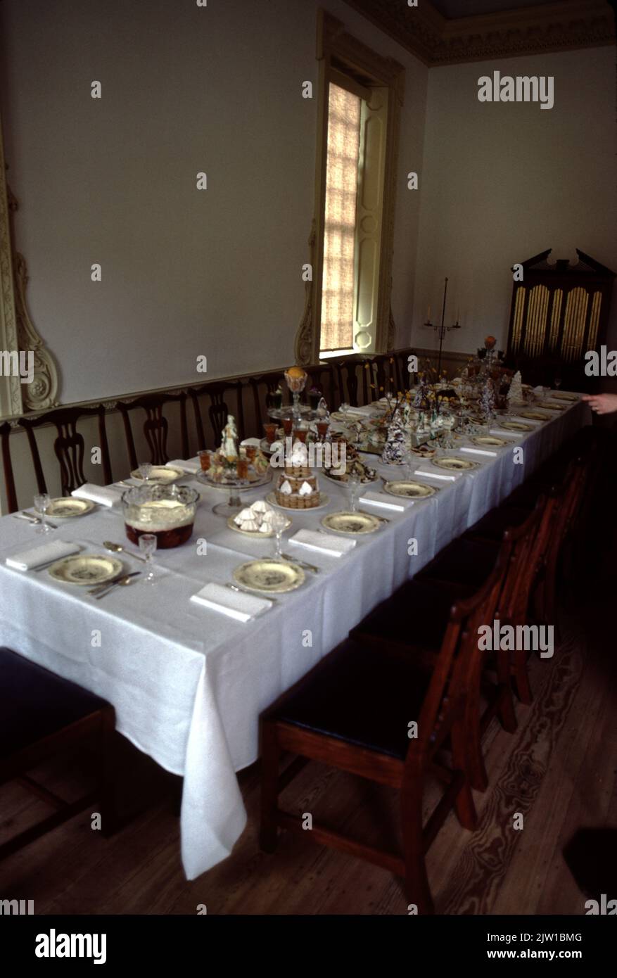 Williamsburg VA USA 4/1987. Colonial Williamsburg VA 18th century