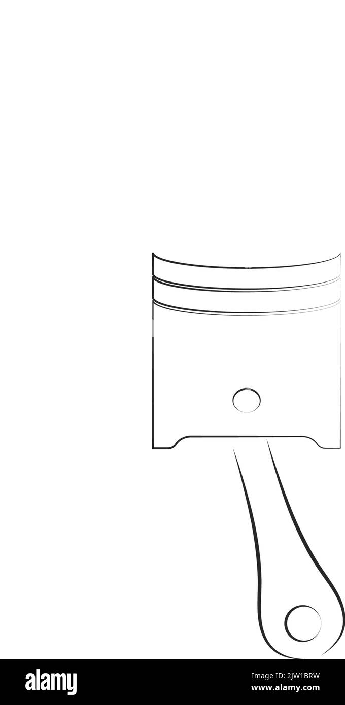 Piston and cylinder Stock Vector Images Alamy